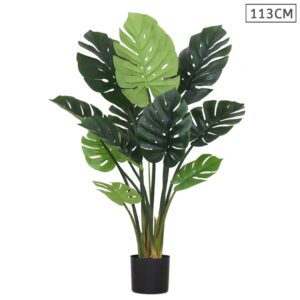 SOGA 113cm Artificial Indoor Potted Turtle Back Fake Decoration Tree Flower Pot Plant APlantFHGP11310 AU DEPOT - AU DEPOT