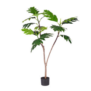 SOGA 120cm Artificial Natural Green Split-Leaf Philodendron Tree Fake Tropical Indoor Plant Home Office Decor, Home & Living, Home Decor, Artificial Plants, , ,  - AU DEPOT 1