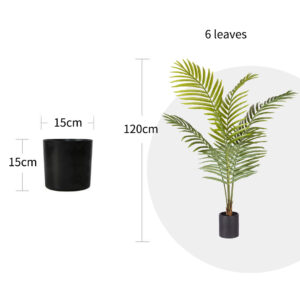 SOGA 120cm Green Artificial Indoor Rogue Areca Palm Tree Fake Tropical Plant Home Office Decor, Home & Living, Home Decor, Artificial Plants, , ,  - AU DEPOT 2