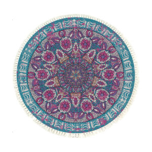 SOGA 120cm Mandala Area Rug for Living Room Lounge, Bedroom, Anti-slip Doormat, Home Decor, Home & Living, Home Decor, Rugs, Shaggy Rugs, ,  - AU DEPOT 1