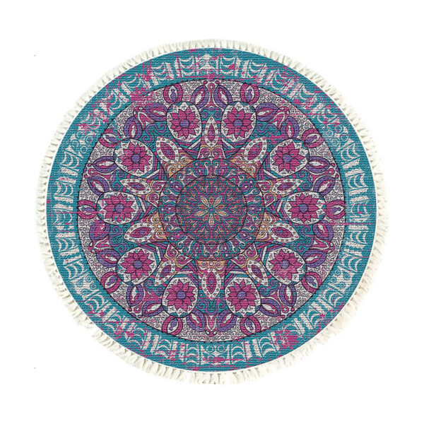 SOGA 120cm Mandala Area Rug for Living Room Lounge, Bedroom, Anti-slip Doormat, Home Decor, Home & Living, Home Decor, Rugs, Shaggy Rugs, ,  - AU DEPOT 1