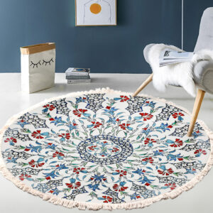 SOGA 120cm Mandala Round Area Thick Anti-slip Doormat, Home Decor, Home & Living, Home Decor, Rugs, Shaggy Rugs, ,  - AU DEPOT 2