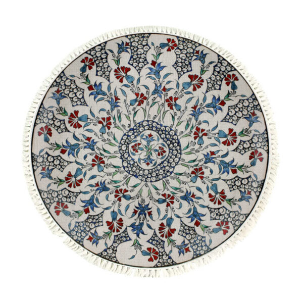 SOGA 120cm Mandala Round Area Thick Anti-slip Doormat, Home Decor, Home & Living, Home Decor, Rugs, Shaggy Rugs, ,  - AU DEPOT 1