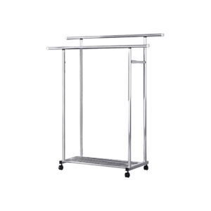 SOGA 120cm Stainless Steel Floor-Standing Clothes Rack - Durable and Space-Saving Laundry Organizer, , , , , ,  - AU DEPOT 1