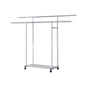 SOGA 120cm Stainless Steel Floor-Standing Clothes Rack - Durable and Space-Saving Laundry Organizer, , , , , ,  - AU DEPOT 1