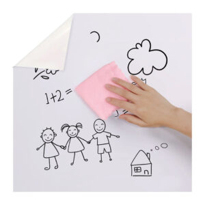 SOGA 120cmx500cm Clear Dry Erase Adhesive Whiteboard Wall Surface Peel Sticker Sheet Whiteboards WalMat1205 AU DEPOT Whiteboards - AU DEPOT