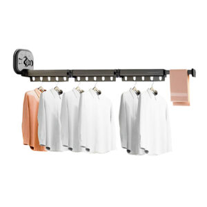 SOGA 127.5cm Wall Mounted Clothing Dry Rack Retractable Space Saving Foldable Hanger BSXPGKQ05 AU DEPOT - AU DEPOT