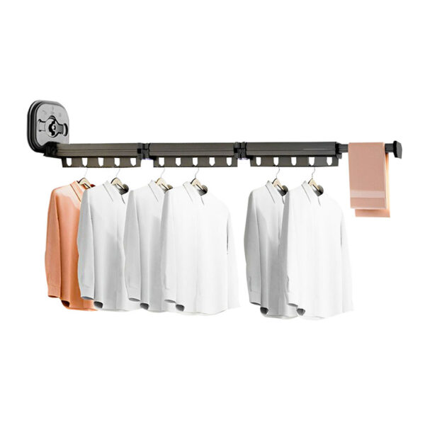 SOGA 127.5cm Wall-Mounted Clothing Dry Rack Retractable Space-Saving Foldable Hanger, Home & Living, Laundry, Drying Racks, , ,  - AU DEPOT 1