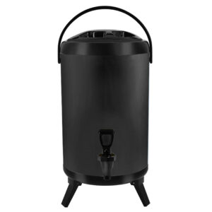 SOGA 12L Stainless Steel Insulated Milk Tea Barrel Hot and Cold Beverage Dispenser Container with Faucet Black, Home & Living, Kitchen & Dining, Barware, Spirit Dispensers, ,  - AU DEPOT 1