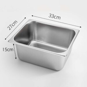 SOGA 12X Gastronorm GN Pan Full Size 1/2 GN Pan 15cm Deep Stainless Steel Tray, Home & Living, Kitchen & Dining, Bakeware, Baking Trays, ,  - AU DEPOT 2