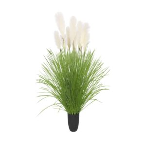 SOGA 137cm Potted Tall Silk Fake Pampas Grass Artificial Plants Reed Greenery Flowers Home Decor APlantFH60211 AU DEPOT - AU DEPOT