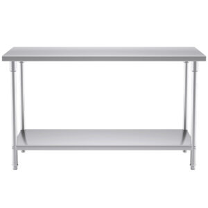 SOGA 150*70*85cm Commercial Catering Kitchen Stainless Steel Prep Work Bench, furniture, kitchen & dining room furniture, buffets, sideboards & kitchen islands, , ,  - AU DEPOT 2