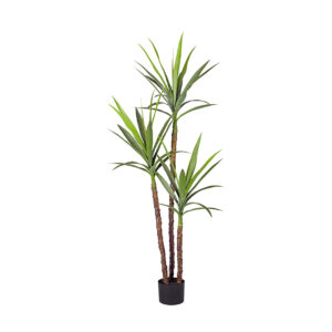 SOGA 150cm Artificial Natural Green Dracaena Yucca Tree Fake Tropical Indoor Plant Home Office Decor APlantJL1503Q AU DEPOT - AU DEPOT