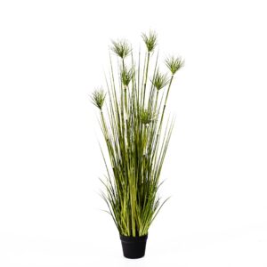 SOGA 150cm Cyperus Papyrus Plant Tree Artificial Green Grass Home Or Office Indoor Greenery Accent APlantFH60142 AU DEPOT - AU DEPOT