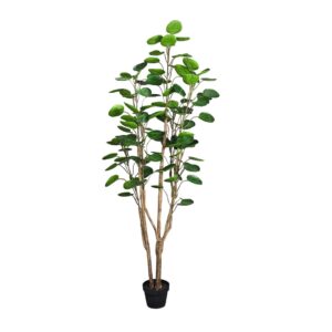 SOGA 150cm Plastic Potted Polyscias Scutellaria Plant Home Garden Artificial Tree Home Decor APlantFHJQD150102 AU DEPOT - AU DEPOT