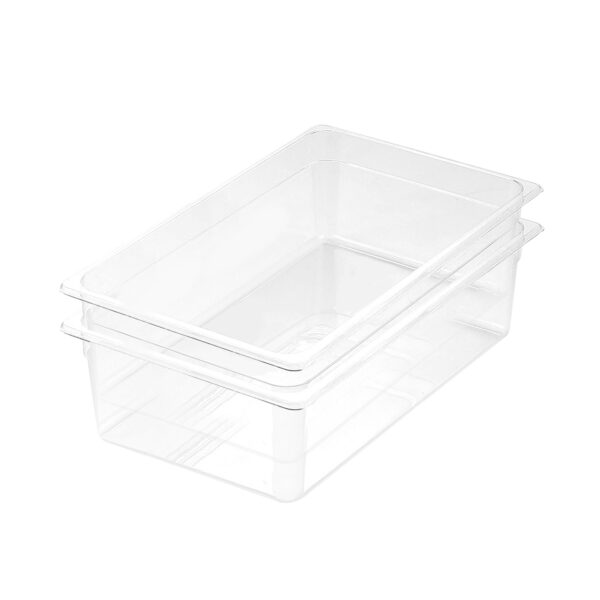 SOGA 150mm Clear Gastronorm GN Pan 1/1 Food Tray Storage Bundle of 2, Home & Living, Kitchen & Dining, Bakeware, Baking Trays, ,  - AU DEPOT 1