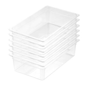 SOGA 150mm Clear Gastronorm GN Pan 1/1 Food Tray Storage Bundle of 6, Home & Living, Kitchen & Dining, Bakeware, Baking Trays, ,  - AU DEPOT 1