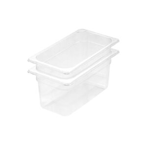 SOGA 150mm Clear Gastronorm GN Pan 1/3 Food Tray Storage Bundle of 2, Home & Living, Kitchen & Dining, Bakeware, Baking Trays, ,  - AU DEPOT 1