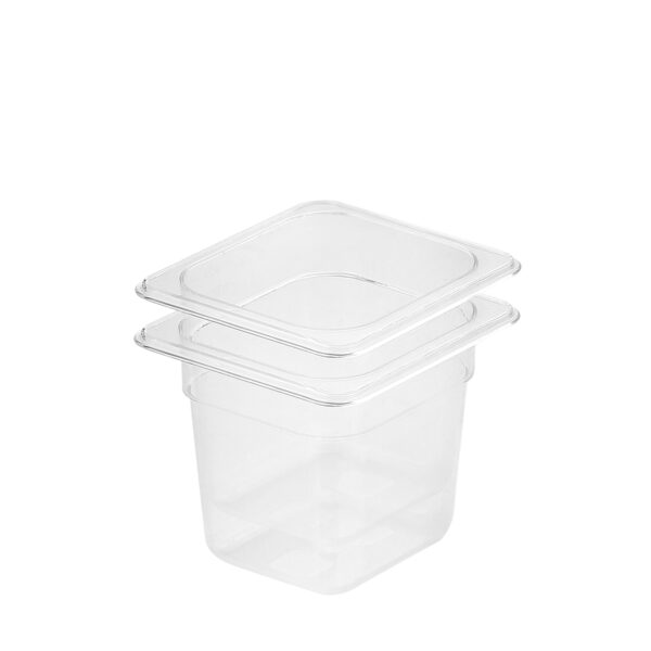 SOGA 150mm Clear Gastronorm GN Pan 1/6 Food Tray Storage Bundle of 2, Home & Living, Kitchen & Dining, Bakeware, Baking Trays, ,  - AU DEPOT 1