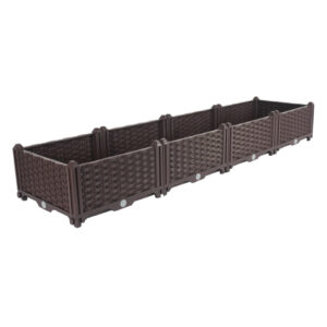 SOGA 160cm Raised Planter Box Vegetable Herb Flower Outdoor Plastic Plants Garden Bed PlantBox4A AU DEPOT - AU DEPOT