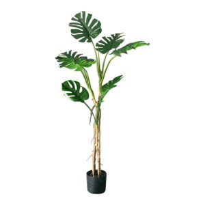 SOGA 160cm Tropical Monstera Palm Artificial Plant Tree, Real Touch Technology, with UV Protection, Home & Living, Home Decor, Artificial Plants, , ,  - AU DEPOT 1