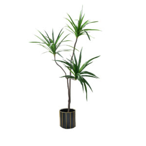 SOGA 180cm Green Artificial Indoor Brazlian Iron Tree Fake Plant Decorative 3 Heads APlantFHBS18090 AU DEPOT - AU DEPOT