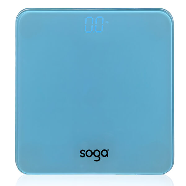 SOGA 180kg Digital Fitness Weight Bathroom Gym Body Glass LCD Electronic Scales Blue, home & living, bathroom, bathroom accessories, bathroom scales, ,  - AU DEPOT 1