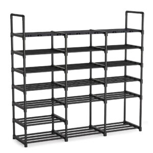 SOGA 19 Shelf Tier Shoe Storage Shelf Space Saving Caddy Rack Organiser with Handle Rack0004 AU DEPOT - AU DEPOT