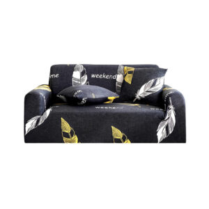 SOGA 2 Seater Feather Print Sofa Cover Couch Protector High Stretch Lounge Slipcover Home Decor SofaCov218 AU DEPOT - AU DEPOT