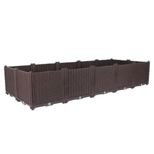 SOGA 200cm Raised Planter Box Vegetable Herb Flower Outdoor Plastic Plants Garden Bed Deepen, Garden, Tools & Hardware, Gardening & Lawn Care, Pots, Planters & Container Accessories, , ,  - AU DEPOT 1