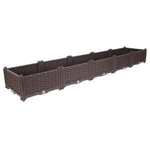 SOGA 200cm Raised Planter Box Vegetable Herb Flower Outdoor Plastic Plants Garden Bed PlantBox5A AU DEPOT - AU DEPOT