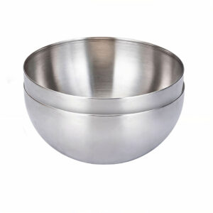 SOGA 20cm Elegant Silver Salad Bowl with Model 201 A Versatile Kitchen Essential, Home & living, kitchen & dining, cookware, casserole dishes, ,  - AU DEPOT 1