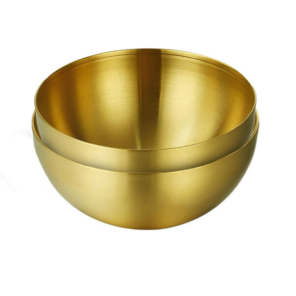 SOGA 20cm Gold Salad Bowl with Model 201 Elegant and Durable Kitchen Essential, Home & living, kitchen & dining, cookware, casserole dishes, ,  - AU DEPOT 1