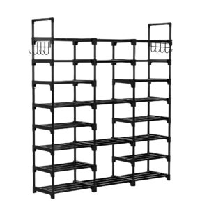 SOGA 21-Shelf Tier Shoe Storage Shelf Space-Saving Caddy Rack Organiser with Handle, Furniture, Storage & Shelving, Shoe Storage, , ,  - AU DEPOT 1