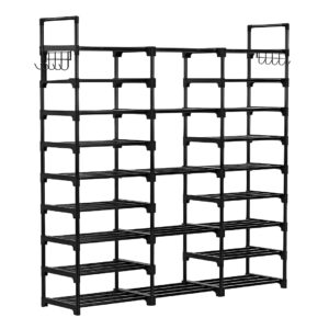 SOGA 21-Shelf Tier Shoe Storage Shelf Space-Saving Caddy Rack Organiser with Handle, Furniture, Storage & Shelving, Shoe Storage, , ,  - AU DEPOT 1