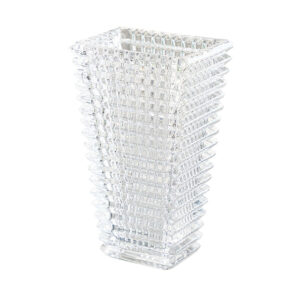 SOGA 22.5cm Handcrafted Clear Glass Vase Classic Design for Home Decor GVase225Clear AU DEPOT - AU DEPOT