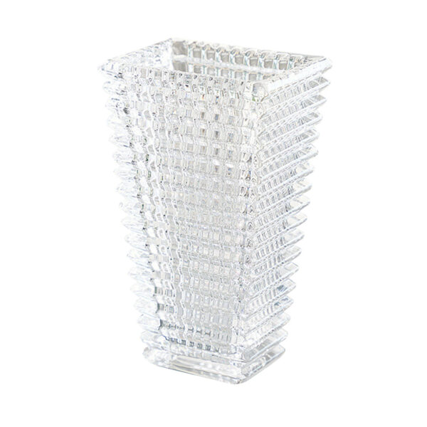 SOGA 22.5cm Handcrafted Clear Glass Vase, Classic Design for Home Decor, Home & Living, Home Decor, Vases, , ,  - AU DEPOT 1