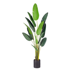 SOGA 220cm Artificial Giant Green Birds of Paradise Tree Fake Tropical Indoor Plant Home Office Decor APlantM22013 AU DEPOT - AU DEPOT