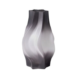 SOGA 26cm Glass Vase Grey with Beautiful glass Bubble Texture Art Vases, Home & Living, Home Decor, Vases, , ,  - AU DEPOT 1