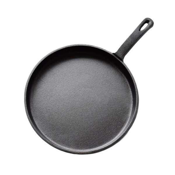 SOGA 26cm Round Cast Iron Frying Pan Skillet Griddle Sizzle Platter, Home & Living, Kitchen & Dining, Cookware, Frying Pans, ,  - AU DEPOT 1