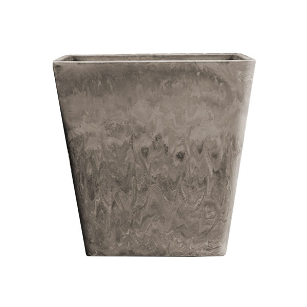 SOGA 27cm Sand Grey Square Resin Plant Flower Pot in Cement Pattern Planter Cachepot for Indoor Home Office, Home & Living, Home Decor, Indoor Pots, Planters and Plant Stands, , ,  - AU DEPOT 1