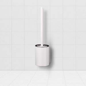 SOGA 27cm Wall Mounted Toilet Brush with Holder Bathroom Cleaning Scrub White Other TAN1045 AU DEPOT Other - AU DEPOT