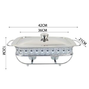 SOGA 2L Lace Edge Dining Stove Silver Color Portable Dining Cooking Appliance for Kitchen Essential, Furniture | Kitchen & Dining Room Furniture| Buffets, Sideboards & Kitchen Islands, , , , ,  - AU DEPOT 2