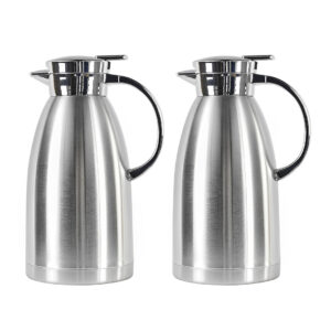 SOGA 2X 1.8L Stainless Steel Kettle Insulated Vacuum Flask Water Coffee Jug Thermal Other BottleWKE18X2 AU DEPOT Other - AU DEPOT