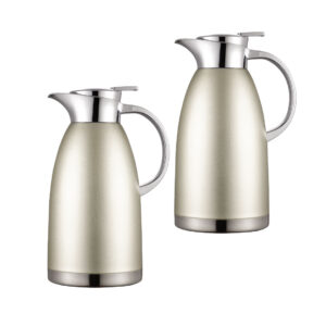 SOGA 2X 1.8LSilver Double Wall vacuum with 2 layers stainless steel Construction Thermal Flask Other BottleWKE16X2 AU DEPOT Other - AU DEPOT