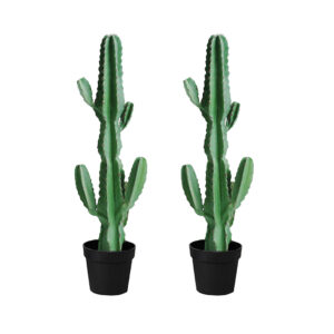 SOGA 2X 105cm Green Artificial Indoor Cactus Tree Fake Plant Simulation Decorative 6 Heads APlantFLT1056X2 AU DEPOT - AU DEPOT