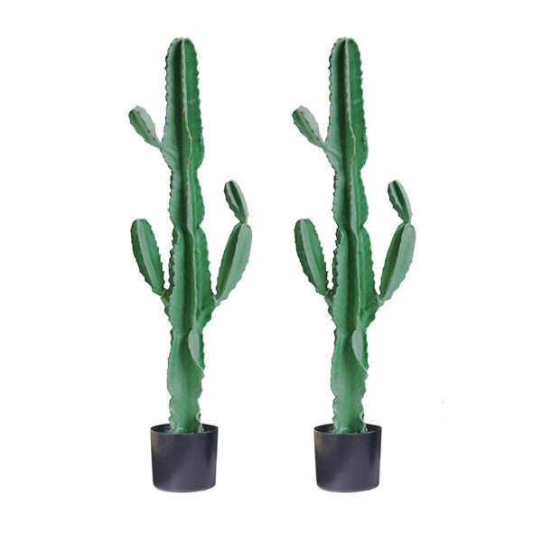 SOGA 2X 120cm Green Artificial Indoor Cactus Tree Fake Plant Simulation Decorative 6 Heads, Home & Living, Home Decor, Artificial Plants, , ,  - AU DEPOT 1