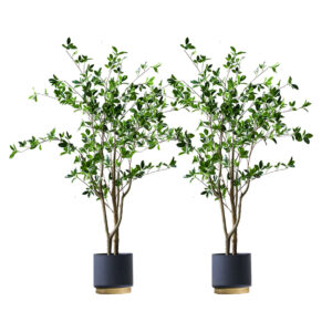 SOGA 2X 120cm Green Artificial Indoor Watercress Tree Fake Plant Simulation Decorative APlantFHCS1202X2 AU DEPOT - AU DEPOT