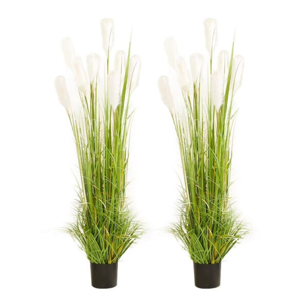 SOGA 2X 120cm Nearly Natural Plume Grass Artificial Plant, Home & Living, Home Decor, Artificial Plants, , ,  - AU DEPOT 1