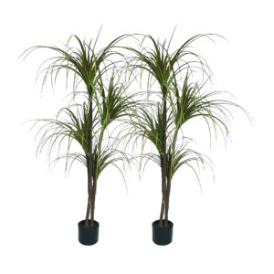 SOGA 2X 150cm Artificial Dracaena Plant Fake Potted Simulation Tree Fake Plant Home Decor APlantFHL1504X2 AU DEPOT - AU DEPOT